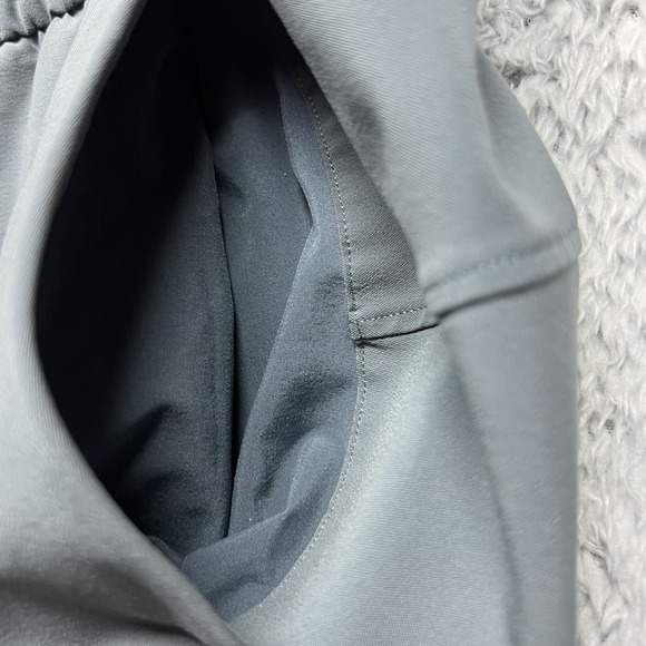 Lululemon Pants Womens 12 Gray On The Fly Crop Stretch Sweat Wicking Running Gym - Picture 5 of 12